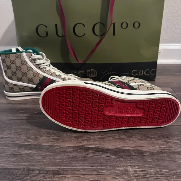 MEN'S GUCCI TENNIS 1977 HIGH TOP SNEAKER